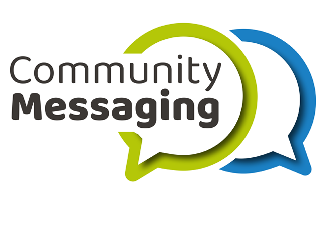 Community messaging logo